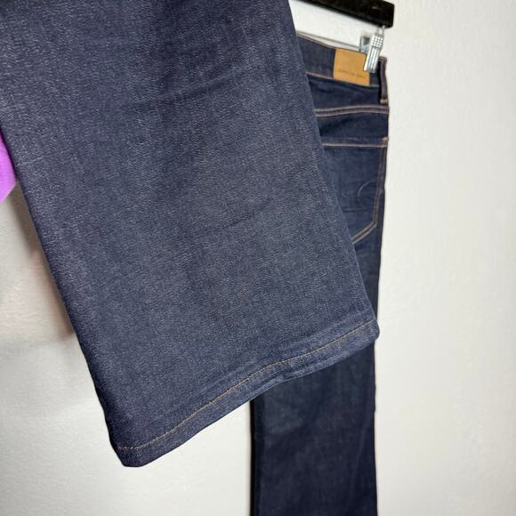 American Eagle Dark Wash Wide Leg Jeans Size 00 - Picture 6 of 8